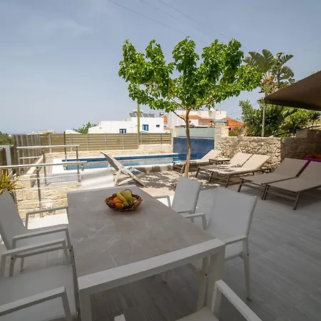 Thomas House - Private Pool - Sleeps 6 别墅 赫索尼索斯