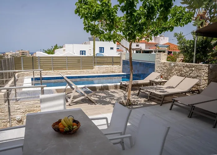 Vilă Thomas House - Private Pool - Sleeps 6 Hersonissos (Crete)