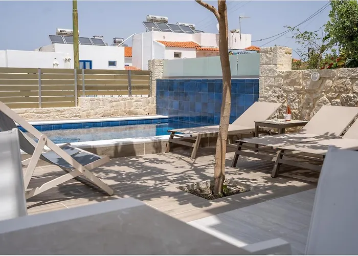 Vilă Thomas House - Private Pool - Sleeps 6 Hersonissos (Crete)